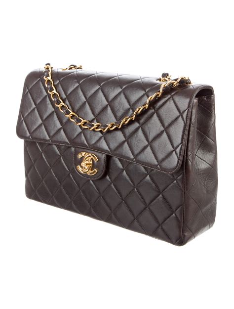 chanel big handbags|Chanel single flap jumbo.